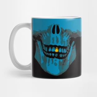 Grim Grinning Hatbox Ghost Mug